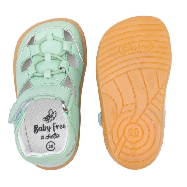 Chetto - BABY FREE Green Sandals