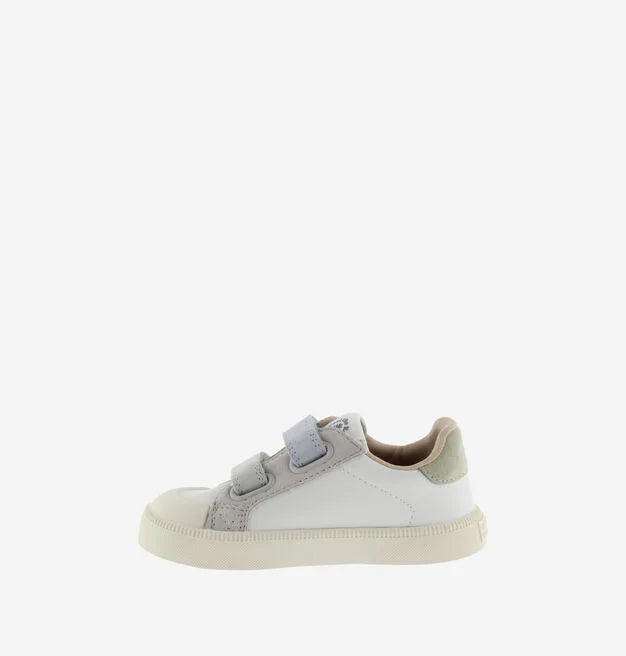 Victoria Barefoot - Oliver Leather & Suede Effect Blue