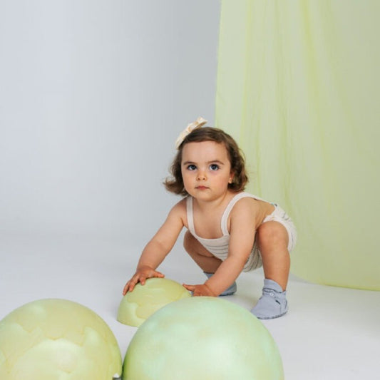 Zás Trás - Baby Booties - Fresh Collection Silver Macaron