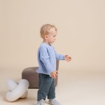 Zás Trás - Baby Booties - Fluffy Silver Pavlova