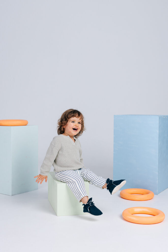 Zás Trás - Baby Booties - Mid Season Blue Cake Pop