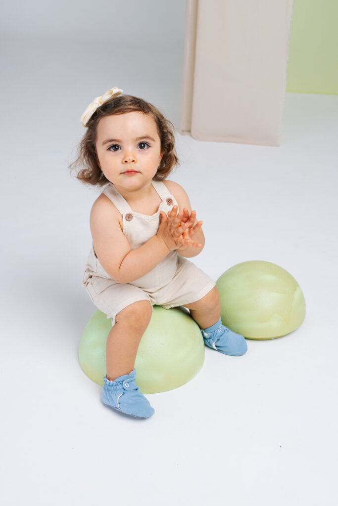 Zás Trás - Baby Booties - Fresh Collection Blue Marshmallow