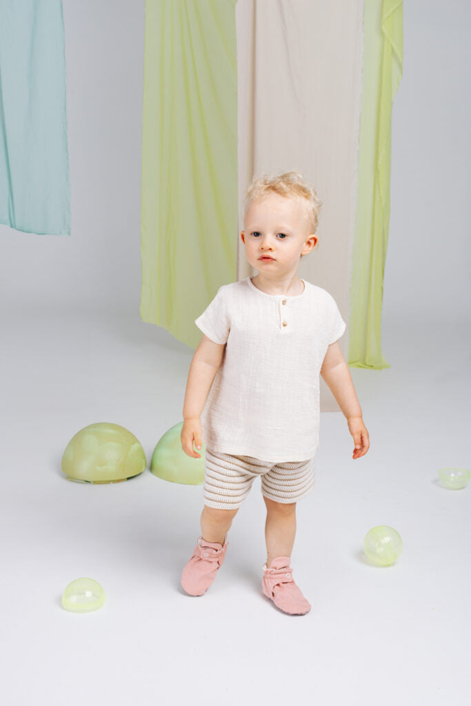 Zás Trás - Baby Booties - Fresh Collection Rose Lollipop