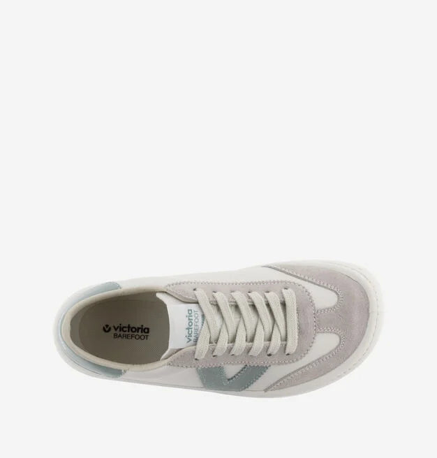 Victoria Adult Barefoot - Elm Leather/Suede Effect & Jade Color