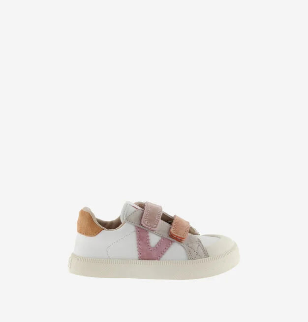 Victoria Barefoot - Oliver Leather & Suede Effect Pink