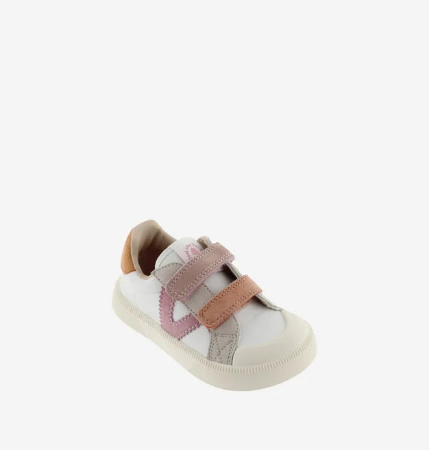 Victoria Barefoot - Oliver Leather & Suede Effect Pink
