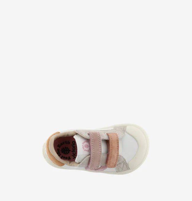 Victoria Barefoot - Oliver Leather & Suede Effect Pink