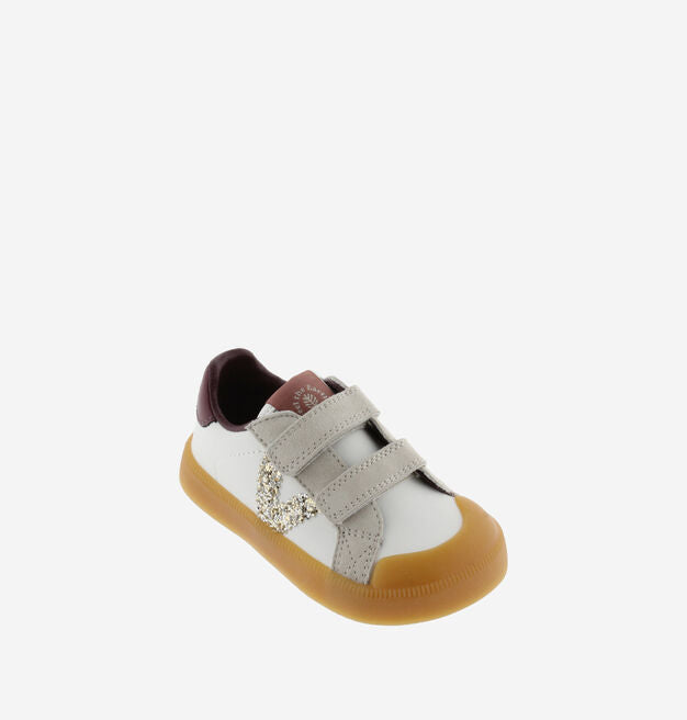 Victoria Barefoot - Oliver Efeito Pele & Cor Bordeaux/Prata