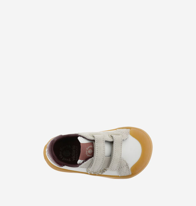 Victoria Barefoot - Oliver Efeito Pele & Cor Bordeaux/Prata