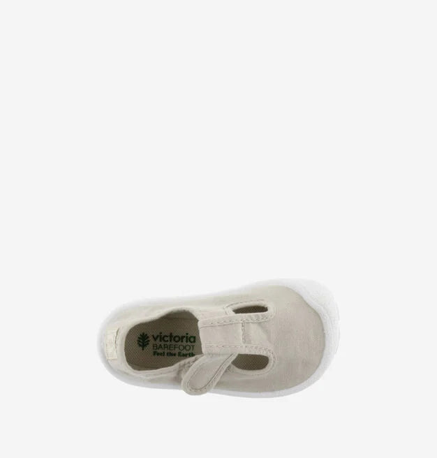 Victoria Barefoot - Bosco Sandália Lona Cinza Hielo