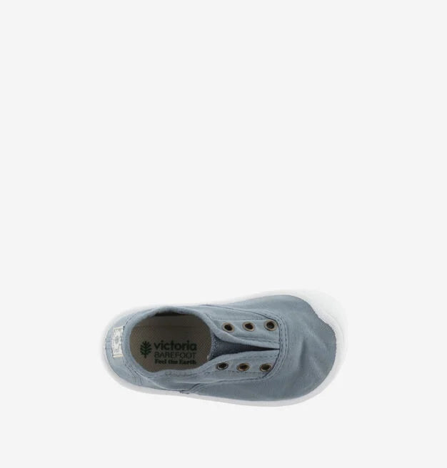 Victoria Barefoot - Bosco Canvas Shoes with Elastic Atlantic