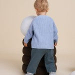 Zás Trás - Baby Booties - Fluffy Silver Pavlova