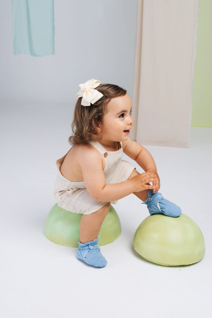 Zás Trás -  Baby Booties - Fresh Collection Blue Marshmallow