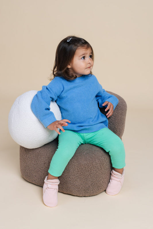 Zás Trás -  Baby Booties - Fluffy Cotton Candy