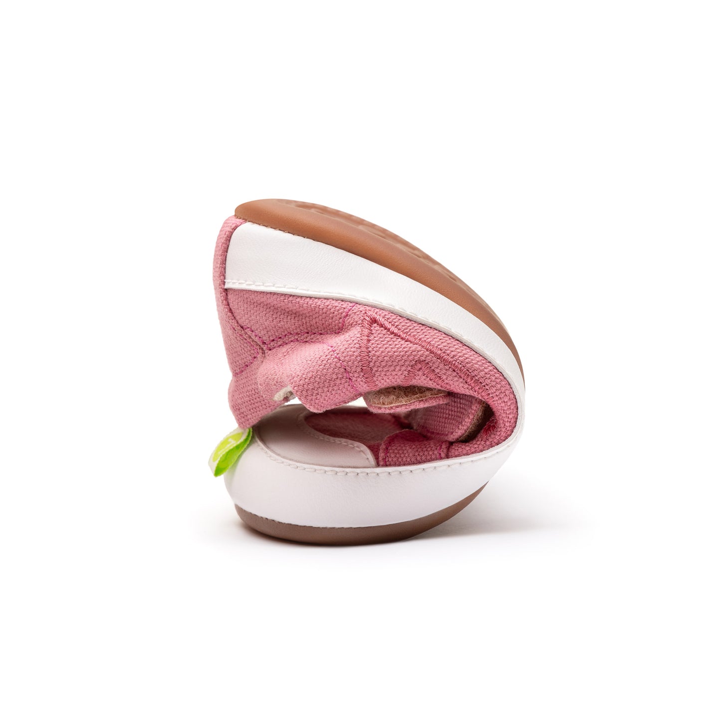 Toey Joey Tip - BOSSY GREEN Pink Confetti Canvas