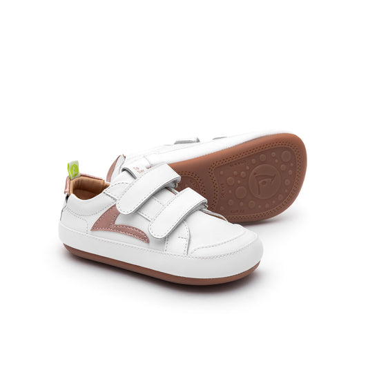 Tip Toey Joey - HOPPER White / Rose Gold