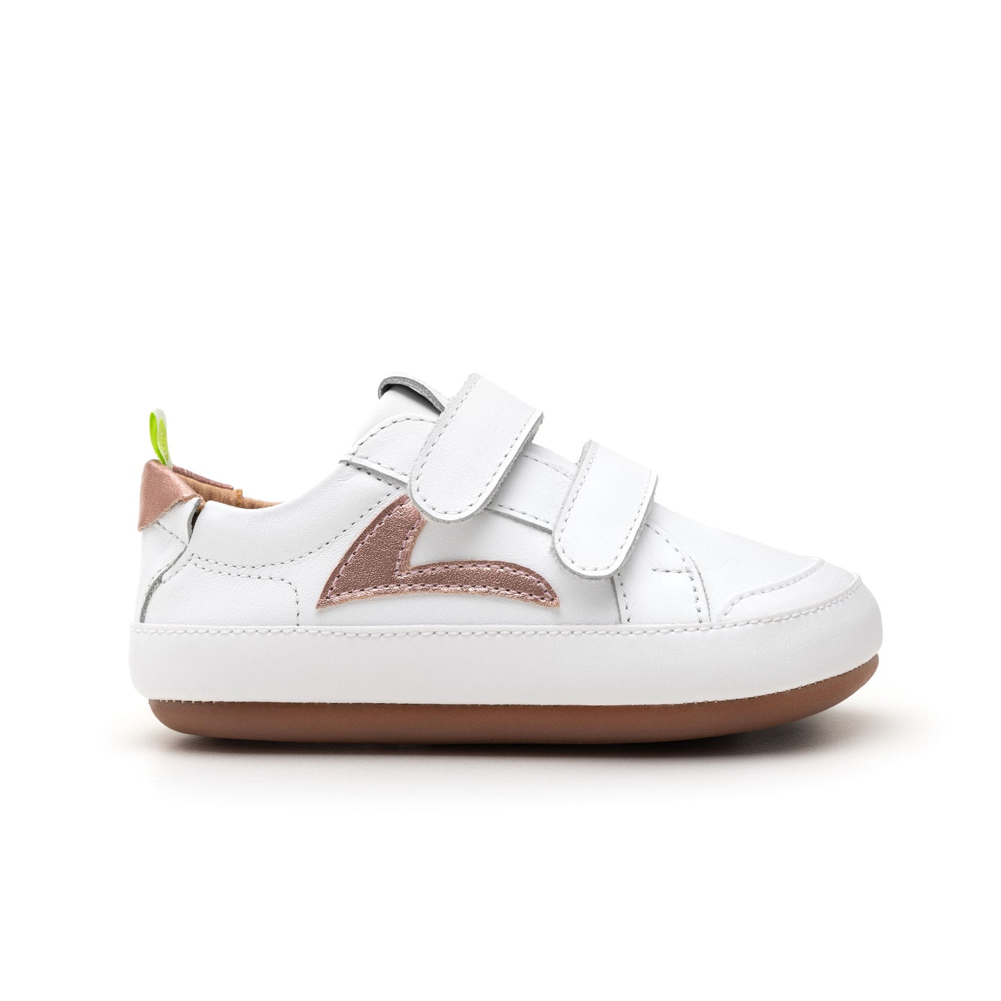 Tip Toey Joey - HOPPER White / Rose Gold