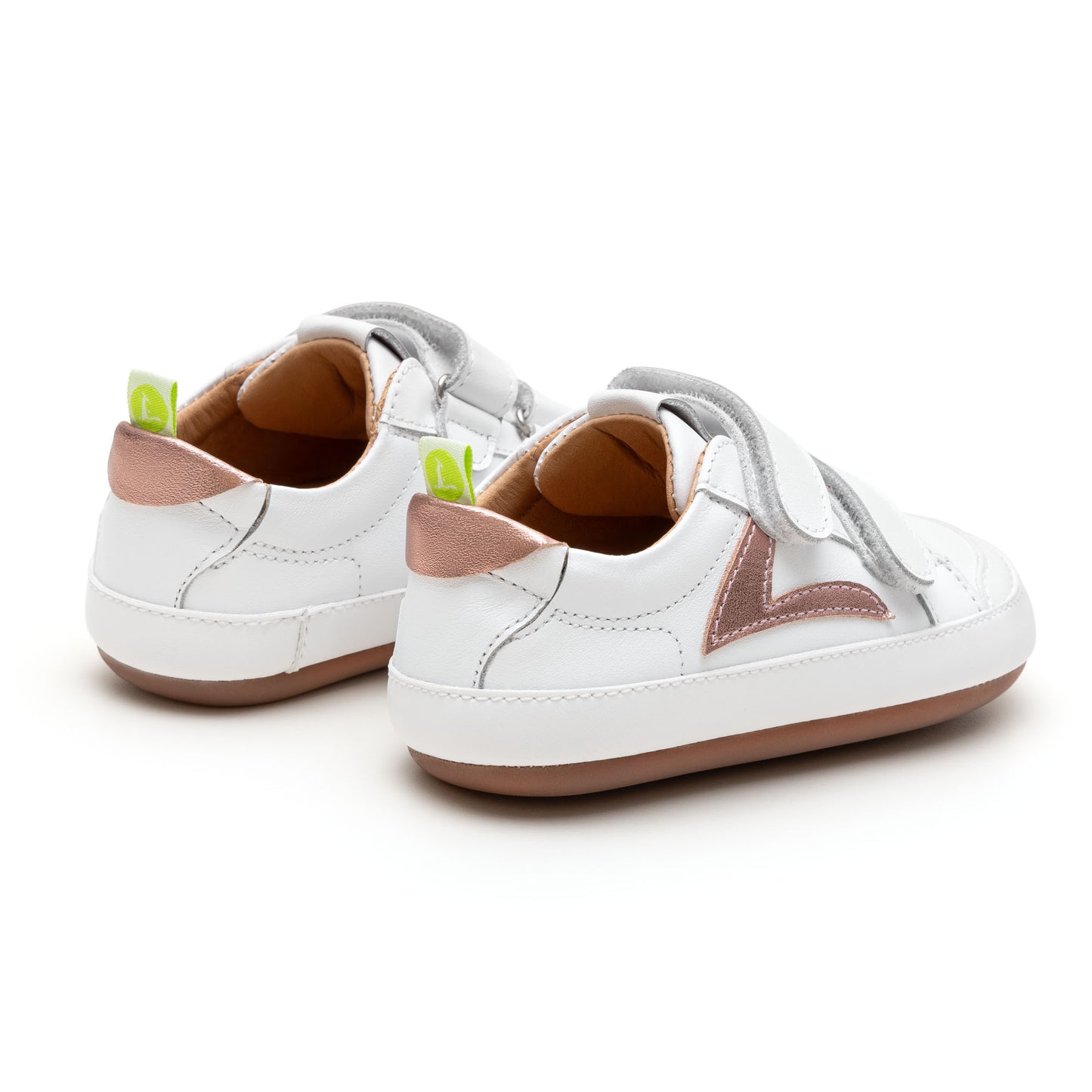 Tip Toey Joey - HOPPER White / Rose Gold