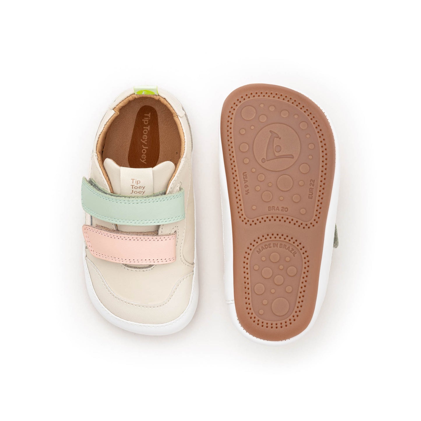 Tip Toey Joey - LANDY 1-3 anos Tapioca / Blossom Pink / Mint