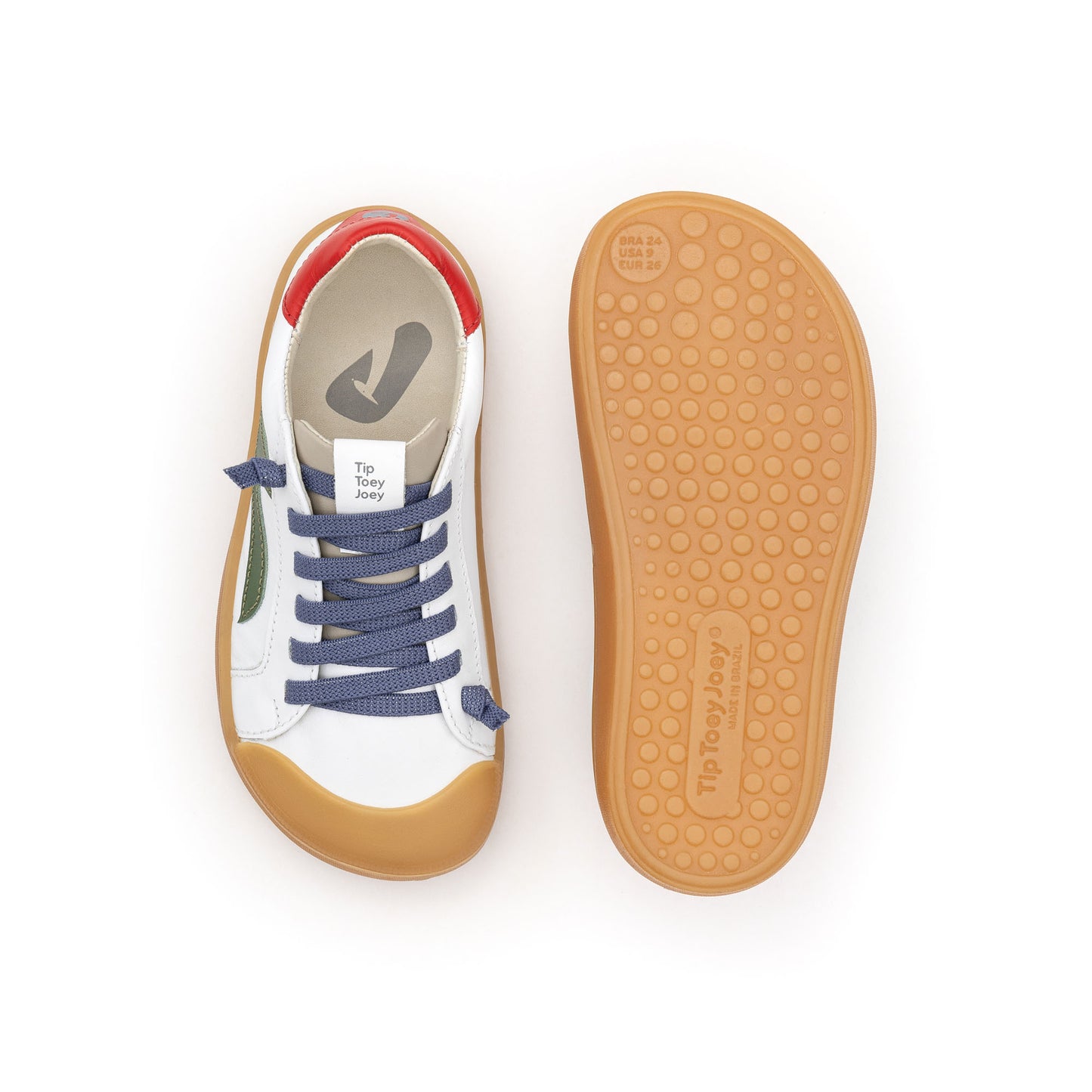 Tip Toey Joey - GROUND White / Salsa / Tomate