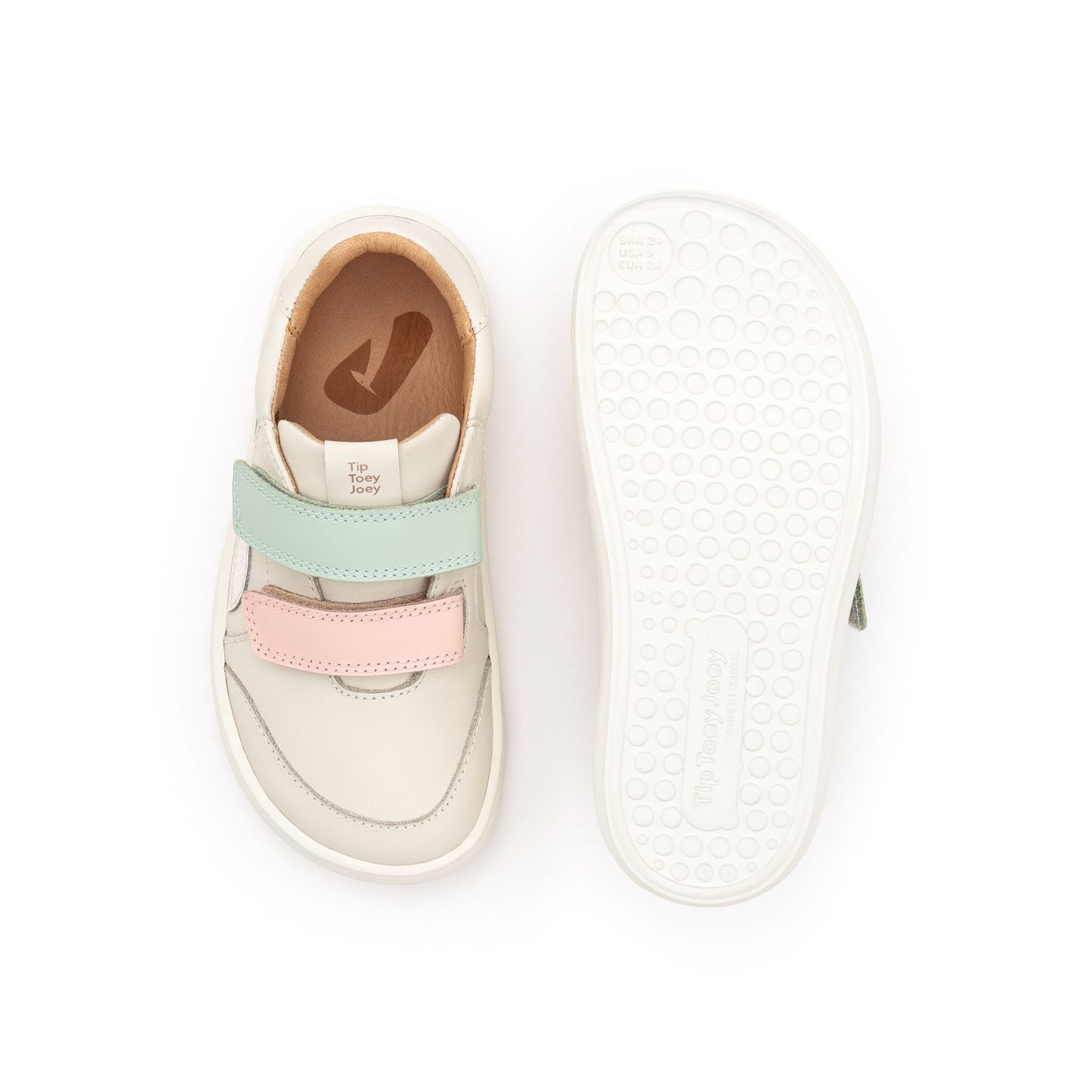 Tip Toey Joey - LANDY 3-7 anos Tapioca / Blossom Pink / Mint