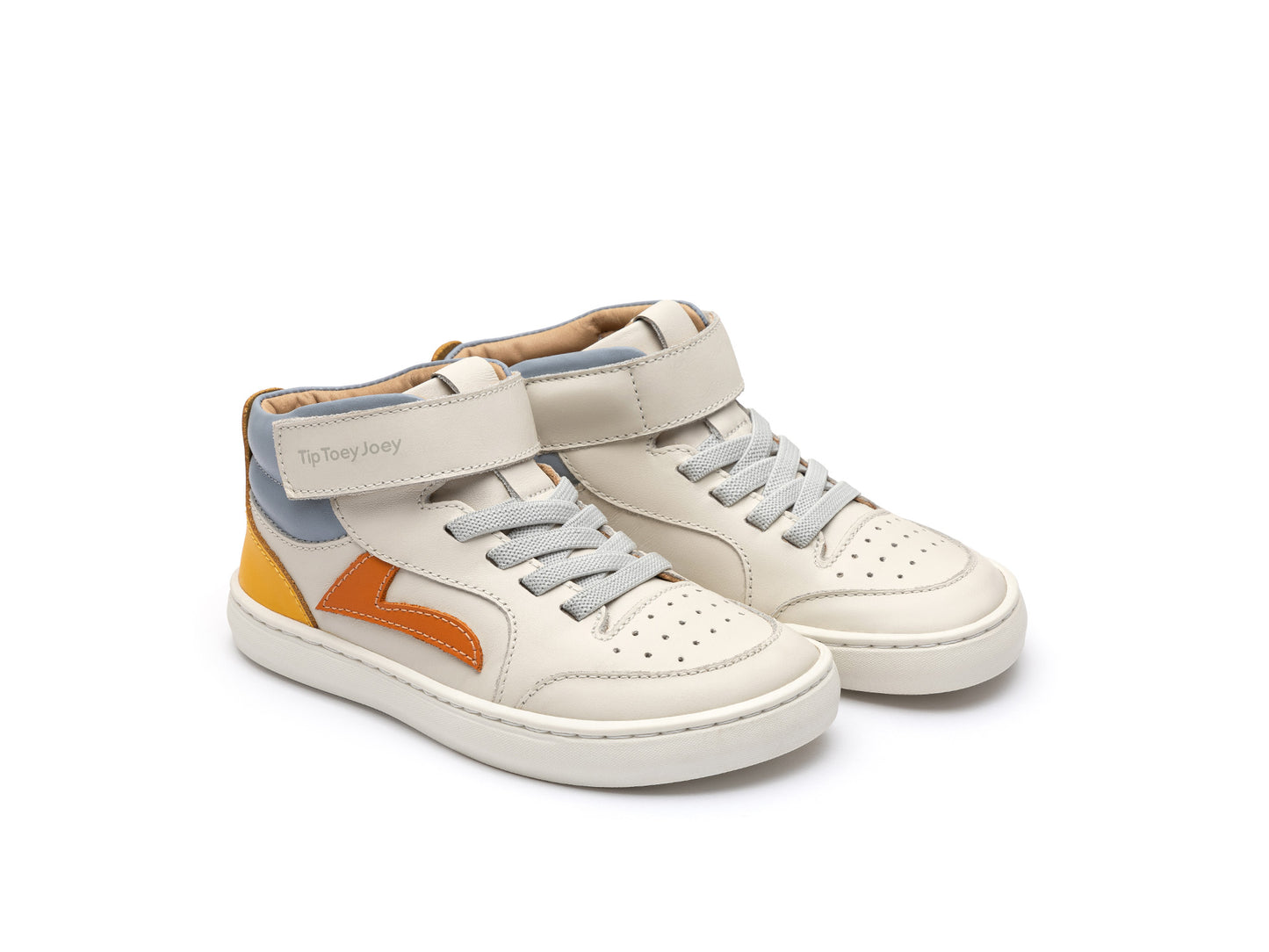 Tip Toey Joey Landy High Top, Tapioca / Tangerine / Caja T. 25-34