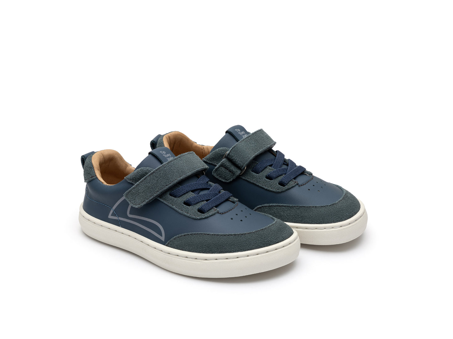 Toey Joey Outline Tip, Laguna / Urban Blue Suede