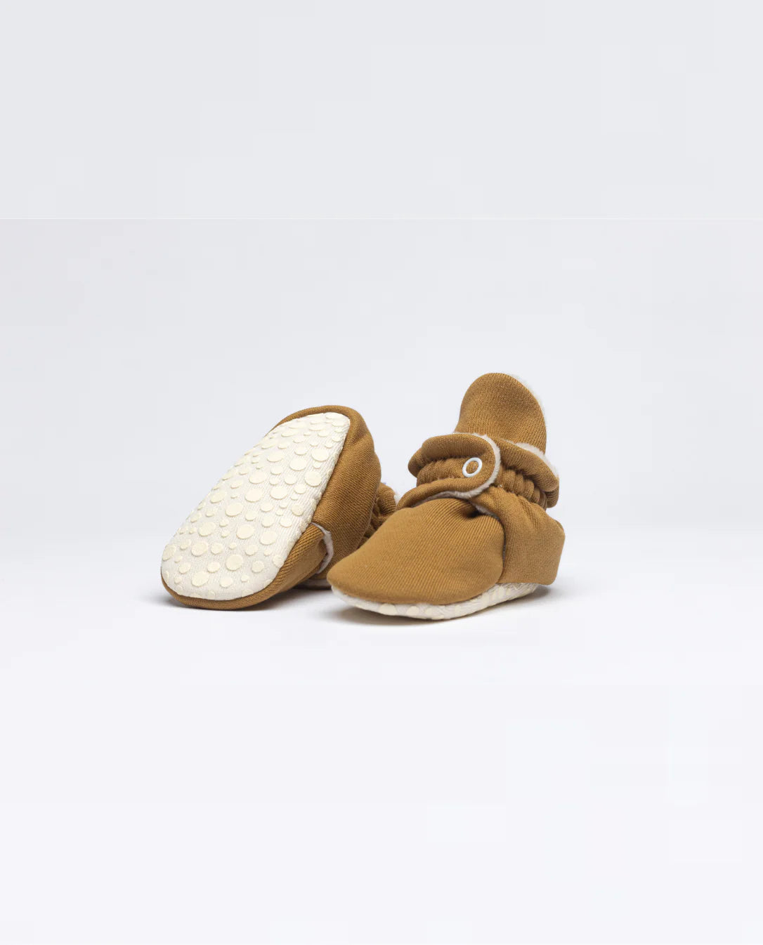Zás Trás - Baby Booties - Fluffy Honey Mustard