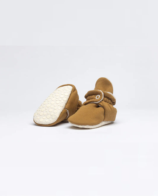 Zás Trás -  Baby Booties - Fluffy Honey Mustard