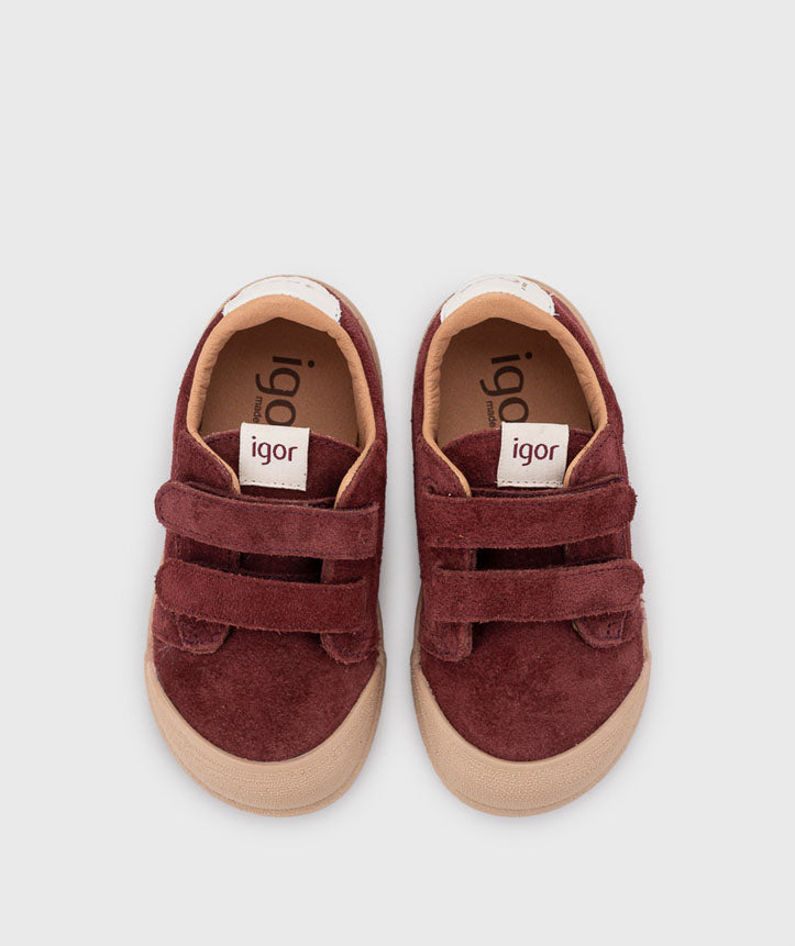 Igor - TENNIS Suede Bordeaux