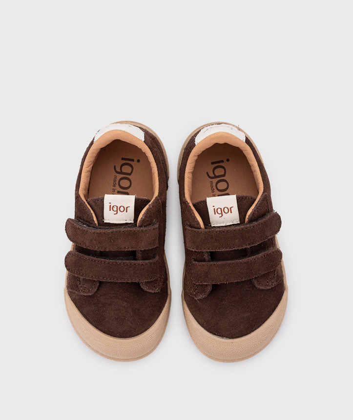 Igor - TENNIS Suede Marron
