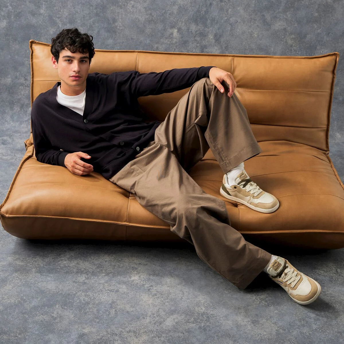 Mustang - Free Miami Man Suede Beige (Adult)