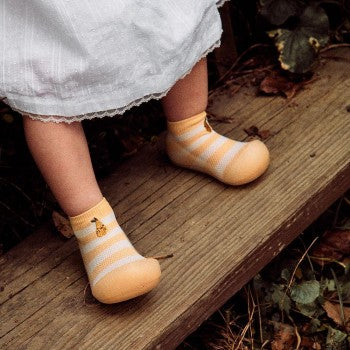 Zás Trás - Baby Booties - Fresh Yogurt Granita Collection