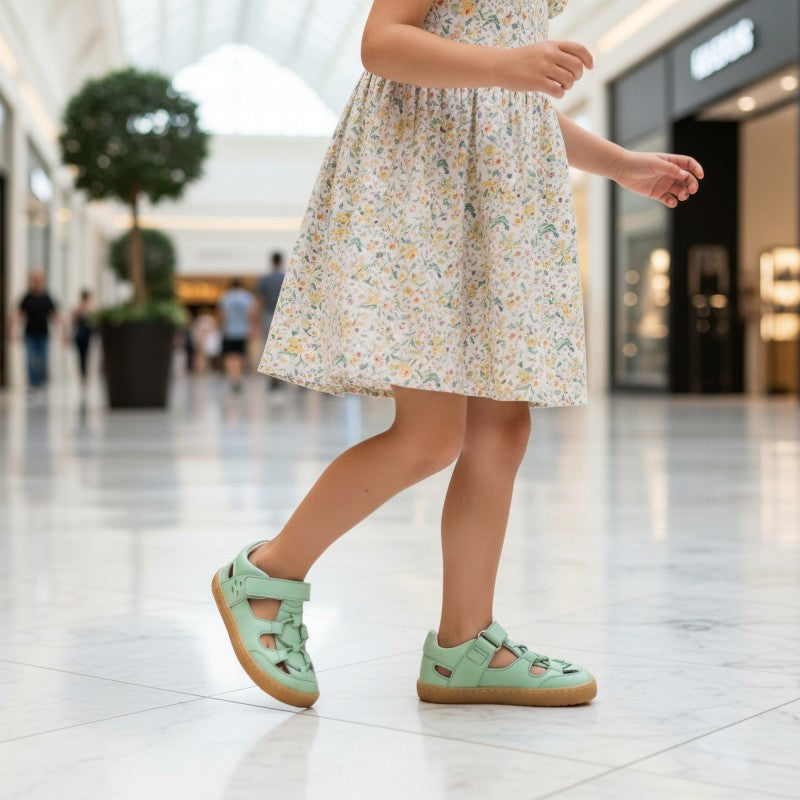 Chetto - BABY FREE Green Sandals