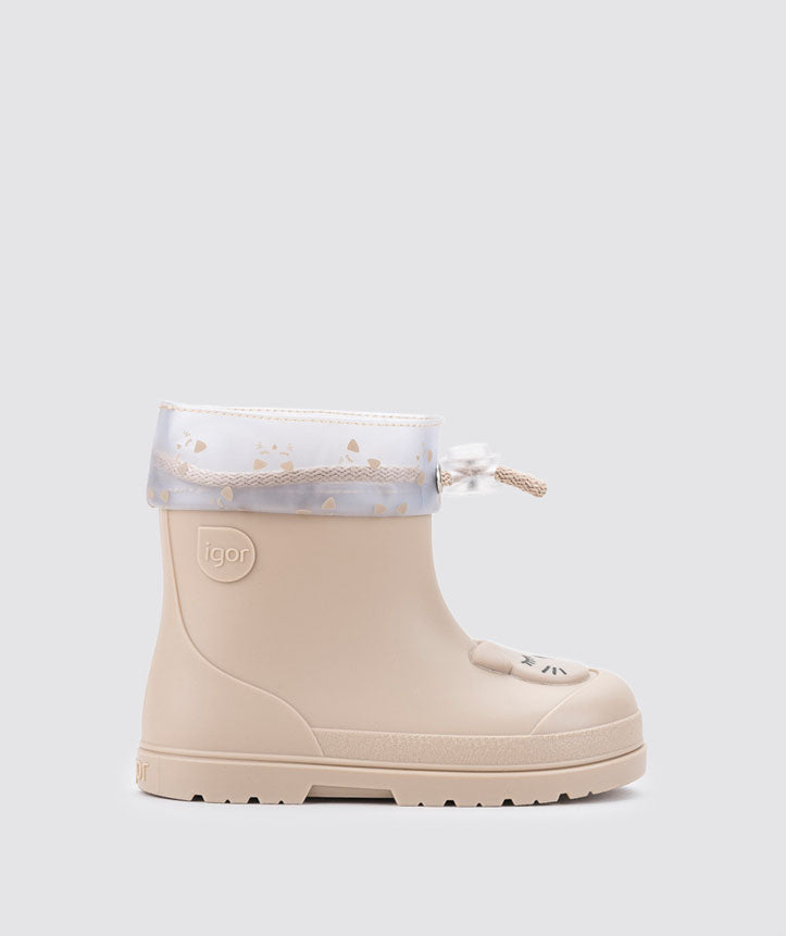 Igor - Galochas barefoot MENDI Gato Beige